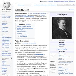 Rudolf Kjellén