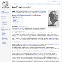 Rudolf von Sebottendorf