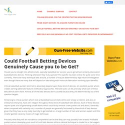 rudrekespi - Could Football Betting Devices Genuinely Cause you to be Get?