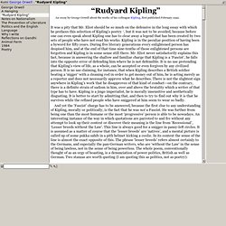 "Rudyard Kipling" < George Orwell <4umi word