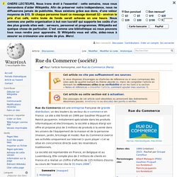 Rue du Commerce (société)