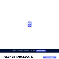 RUEDA CIFRADA ESCAPE