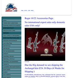 RUGER 10/22 ACCESSORIES & PARTS - American Arms's Page!
