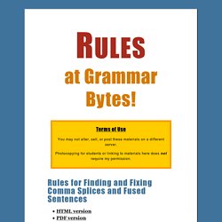 Rules at Grammar Bytes!