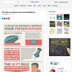 10 rules to improve your presentattions