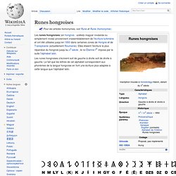Runes hongroises