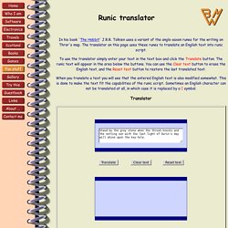 Runic translator