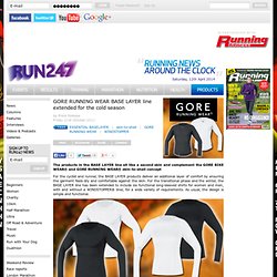 GORE RUNNING WEAR BASE LAYER line extended for the cold season - Articles - Run247