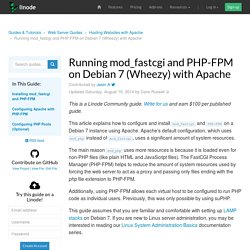 Running mod_fastcgi and PHP-FPM on Debian 7 (Wheezy) with Apache