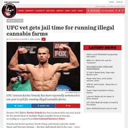 UFC vet gets jail time for running illegal cannabis farms