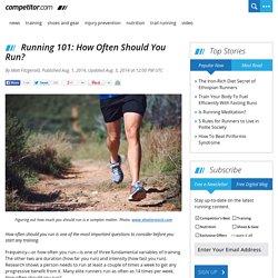 Running 101: How Often Should You Run?