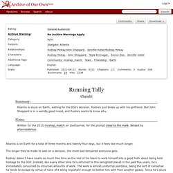 Running Tally-Stargate: Atlantis-Chandri