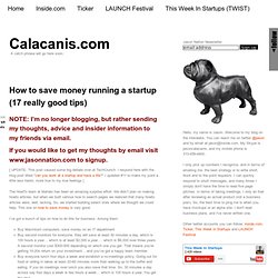 How to save money running a startup (17 really good tips)