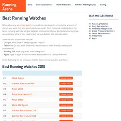 Best Running Watches - 2018 Review - Running Arena