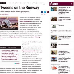 Pre-teen runway models: Tracking the trend