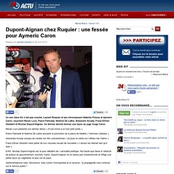 Dupont-Aignan chez Ruquier : une fessée pour Aymeric Caron