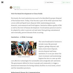 NGO for Rural Development to Clean Noida