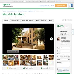 Casa Rural Mas dels Estellers para 42 personas en San Jorge