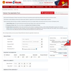Rush Vietnam Visa - How to get Visa Vietnam Fastest