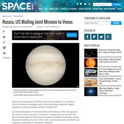 Russia, US Mulling Joint Mission to Venus