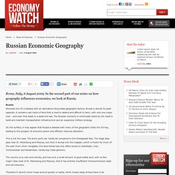 Russian Economic Geography