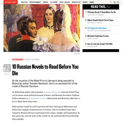 10 Russian Novels to Read Before You Die