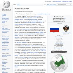 Empire Pre Reform Russian 112