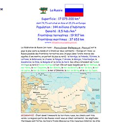 russie.html - page présentation de la Russie
