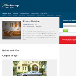 Photoshop Tutorials - Photo Effects