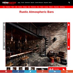 Rustic Atmospheric Bars : New York style loft
