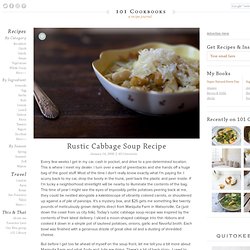 Rustic Cabbage Soup Recipe