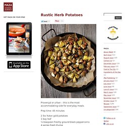 Rustic Herb Potatoes