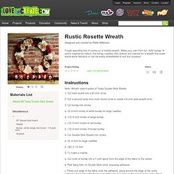 Rustic Rosette Wreath