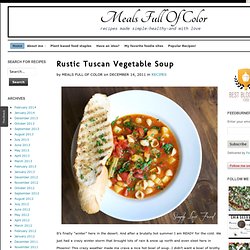 Rustic Tuscan Vegetable Soup