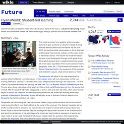 Student-led learning - Future