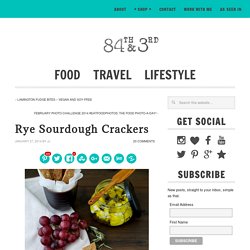 Rye Sourdough Crackers - 84th&3rd