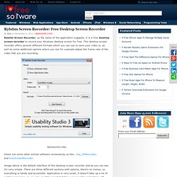 I Love Free SoftwareRylstim Screen Recorder: Free Desktop Screen Recorder