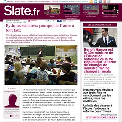 Rythmes scolaires: pourquoi la France a tout faux