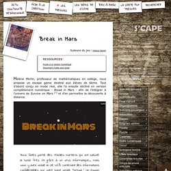 S'CAPE-Break in Mars