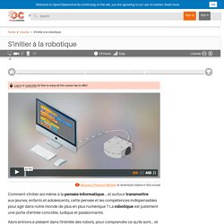 S'initier à la robotique