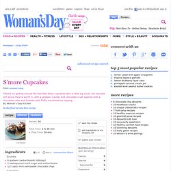 S'more Cupcakes Recipe at WomansDay.com- Dessert Recipes