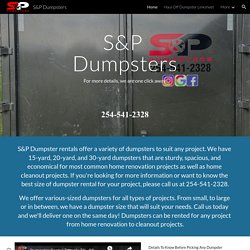 S&P Dumpsters