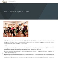 Best 7 Popular Types of Dance