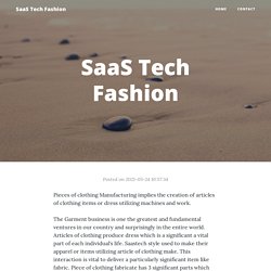 SaaS Tech Fashion