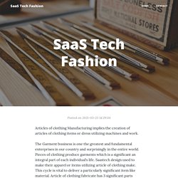 SaaS Tech Fashion