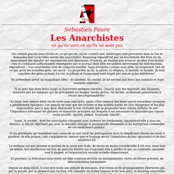 Sabastien Faure-Les anarchistes, ce qu'ils sont, ce qu'ils ne sont pas