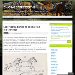 Sabertooth diaries 1: excavating old sketches