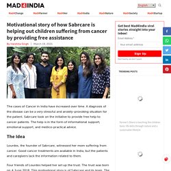 Sabrcare - Motivational Story Of Helping Cancer Patients