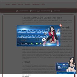 Sabung Ayam Online S12888 Indonesia