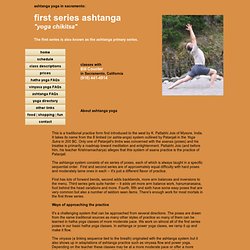 Yoga Sacramento California - Absolutely Ashtanga - Astanga Yoga